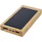 Caricatore solare ELZ 10000 mAh in bambù personalizzato - Anteprima 1