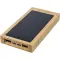 Caricatore solare ELZ 10000 mAh in bambù personalizzato - Anteprima 2