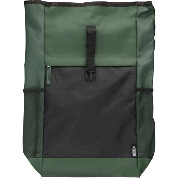 Zaino roll-top YANI rPET 600D personalizzabile - Immagine 2