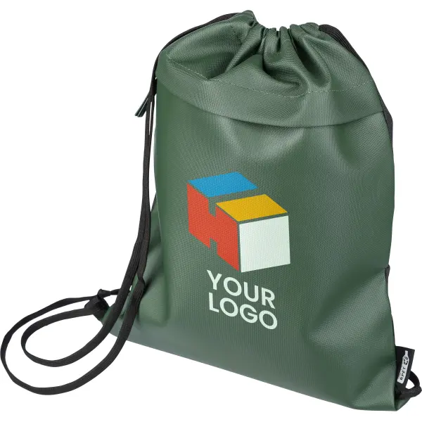 Zaino con coulisse AURI riciclato 8 l con stampa - Immagine 2