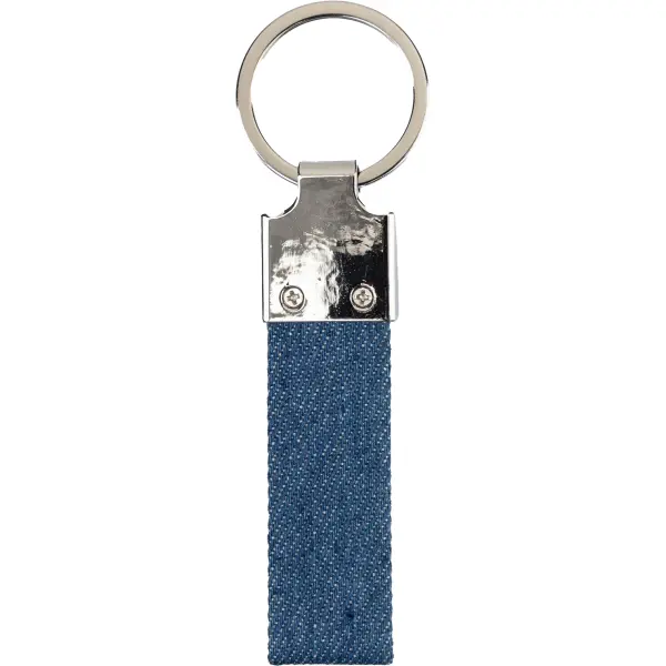 Portachiavi in denim ENZI personalizzato con logo - Immagine 3