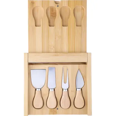 Tagliere formaggio ZEA in bambù 21,5x43,5x1,95 cm - Immagine 3