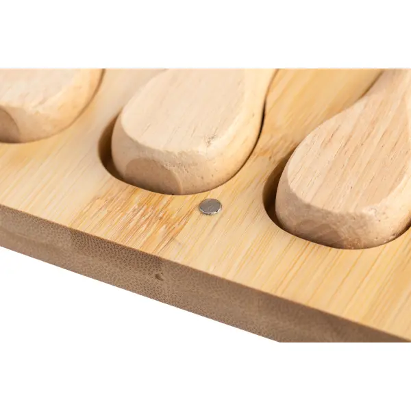 Tagliere formaggio ZEA in bambù 21,5x43,5x1,95 cm - Immagine 7