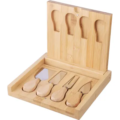 Tagliere formaggio ZEA in bambù 21,5x43,5x1,95 cm - Immagine 1