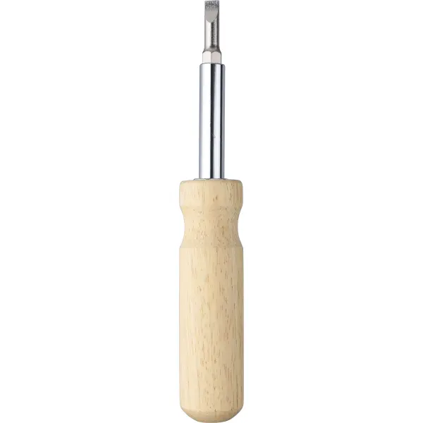 Set cacciaviti in legno LENI personalizzato con logo - Immagine 3