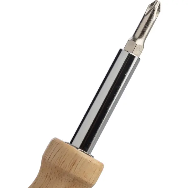 Set cacciaviti in legno LENI personalizzato con logo - Immagine 7