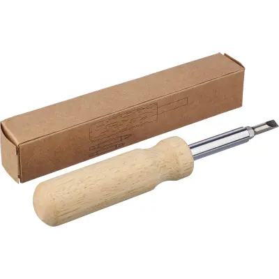 Set cacciaviti in legno LENI personalizzato con logo - Immagine 9