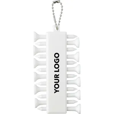 Set golf tee AVELINE in ABS riciclato personalizzato - Immagine 2