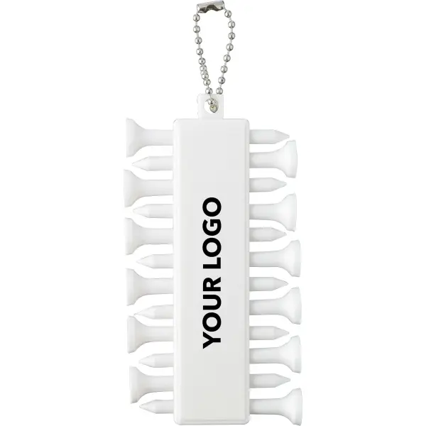 Set golf tee AVELINE in ABS riciclato personalizzato - Immagine 2