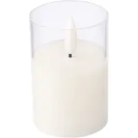 Candela LED SERIN in cera con effetto fiamma