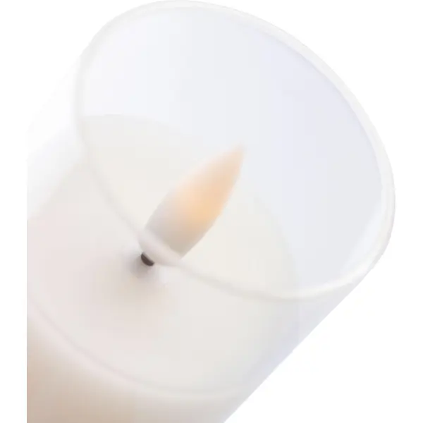 Candela LED SERIN in cera con effetto fiamma - Immagine 4
