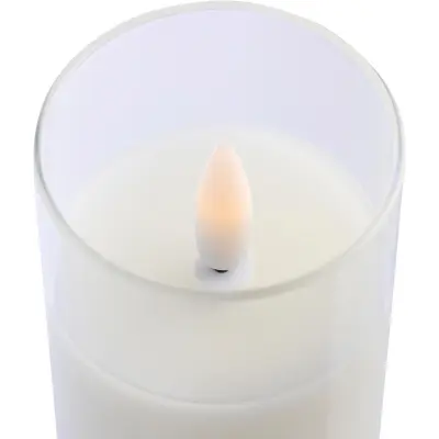 Candela LED SERIN in cera con effetto fiamma - Immagine 6