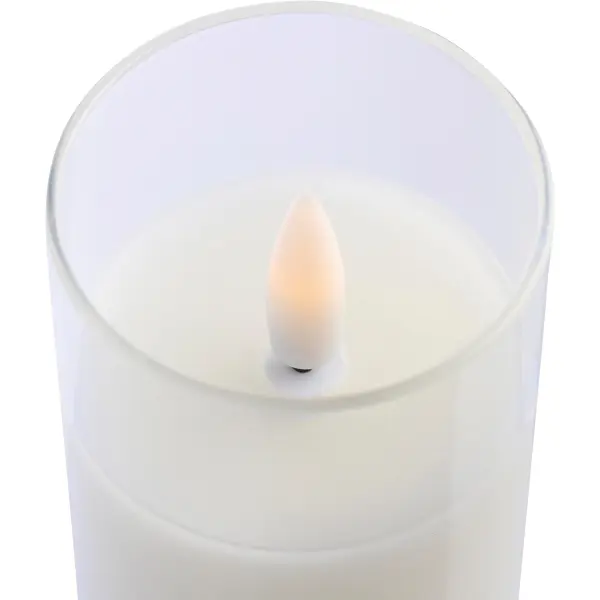 Candela LED SERIN in cera con effetto fiamma - Immagine 6