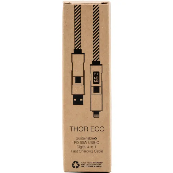 Cavo di ricarica THOR ECO 4-in-1 120 cm personalizzato - Immagine 7