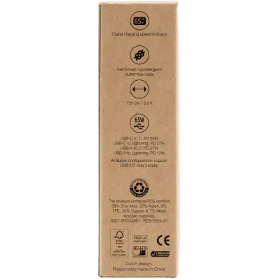 Cavo di ricarica THOR ECO 4-in-1 120 cm personalizzato - Immagine 6