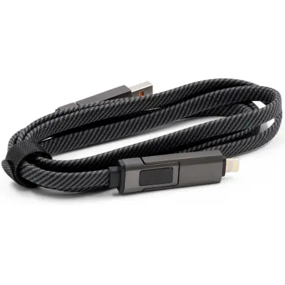 Cavo di ricarica THOR ECO 4-in-1 120 cm personalizzato - Immagine 2