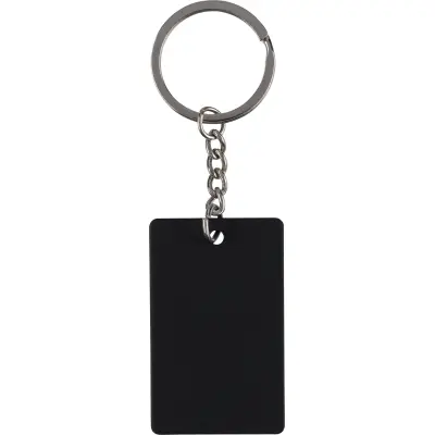 Portachiavi rettangolare JAX in acciaio inox riciclato - Immagine 6
