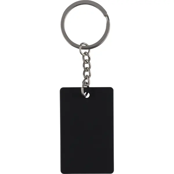 Portachiavi rettangolare JAX in acciaio inox riciclato - Immagine 6