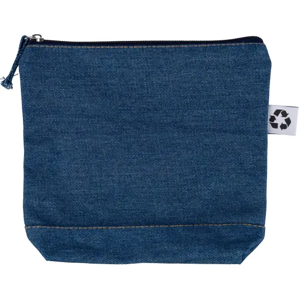 Beauty case ORIN in denim riciclato 21 x 18,5 cm - Immagine 8