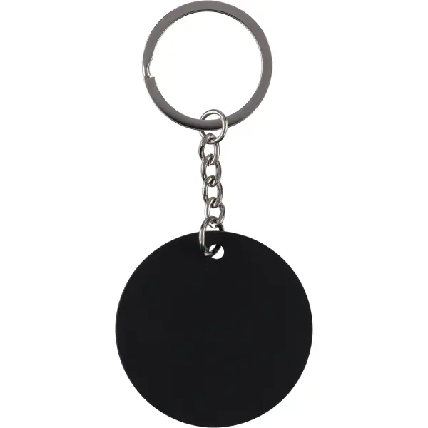 Portachiavi tondo RISA in acciaio inox riciclato personalizzabile - Immagine 4