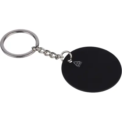 Portachiavi tondo RISA in acciaio inox riciclato personalizzabile - Immagine 2