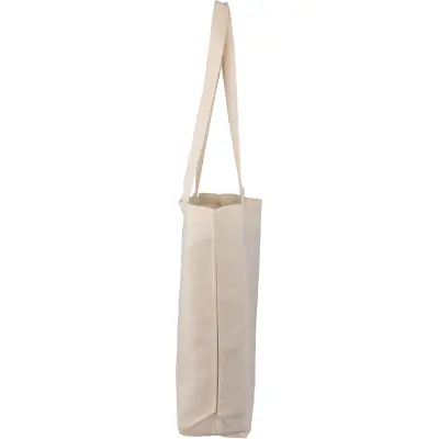 Shopping bag ISAK in cotone 140 g/m² con il tuo logo - Immagine 3