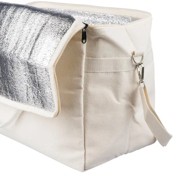 Borsa termica LUZ riciclata 330 g/m² con logo - Immagine 8