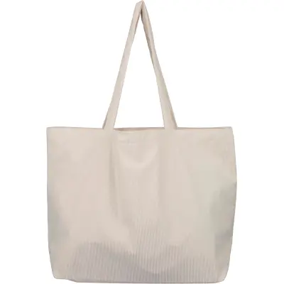 Borsa tote TINO in velluto a coste personalizzabile - Immagine 4