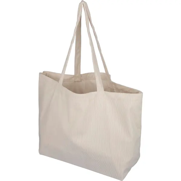 Borsa tote TINO in velluto a coste personalizzabile - Immagine 1
