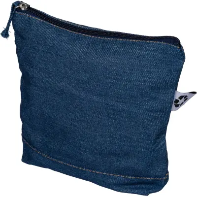 Beauty case ORIN in denim riciclato 21 x 18,5 cm