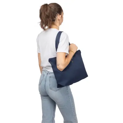 Shopper tote MALINA in policotone riciclato 330 g/m² - Immagine 11