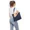 Shopper tote MALINA in policotone riciclato 330 g/m² - Anteprima 11
