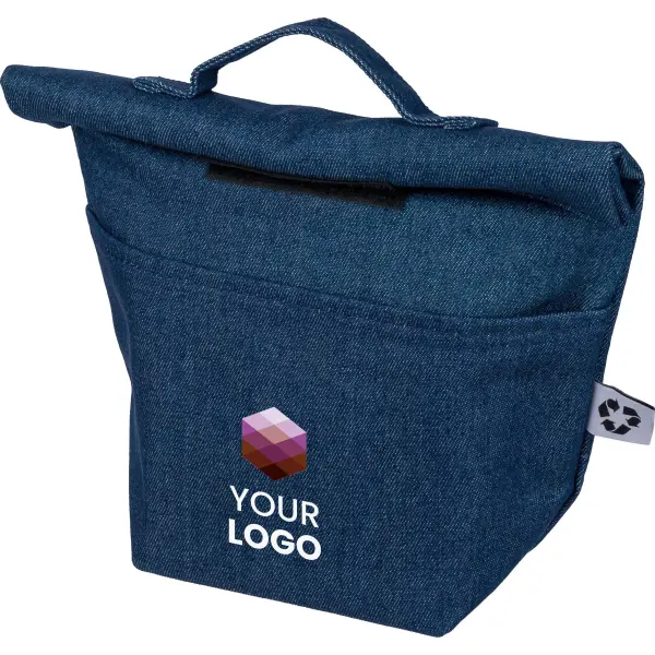 Borsa termica MIRA in denim riciclato personalizzata - Immagine 2