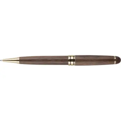 Penna a sfera twist NOA in legno di noce personalizzata - Immagine 5