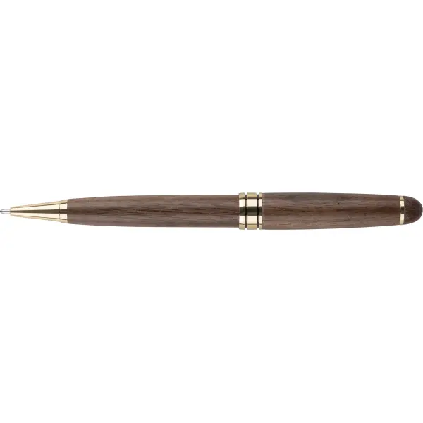 Penna a sfera twist NOA in legno di noce personalizzata - Immagine 5