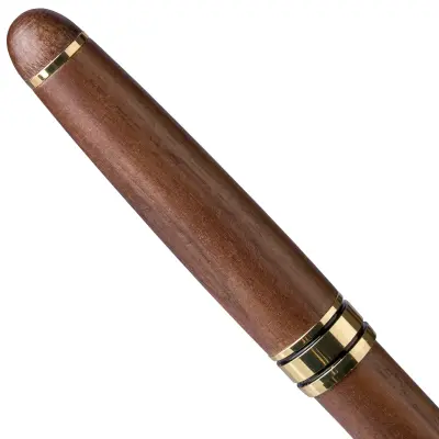 Penna a sfera twist NOA in legno di noce personalizzata - Immagine 9