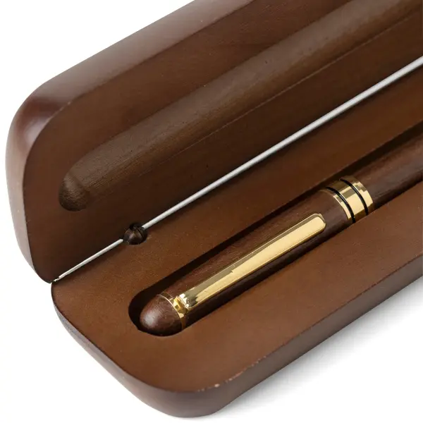 Penna a sfera twist NOA in legno di noce personalizzata - Immagine 11