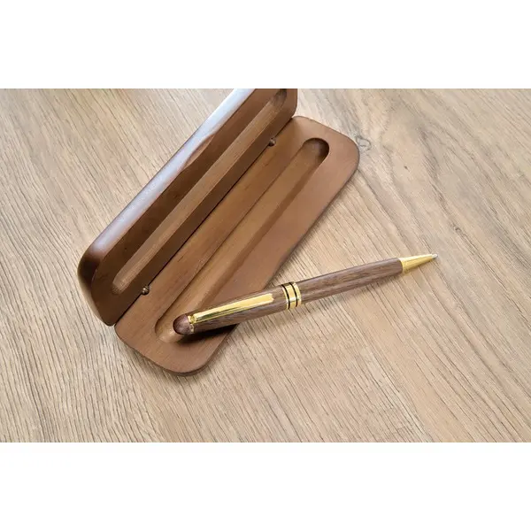 Penna a sfera twist NOA in legno di noce personalizzata - Immagine 13