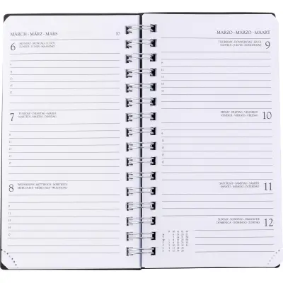 Agenda settimanale SAM 14,8 x 8,2 cm promozionale - Immagine 2