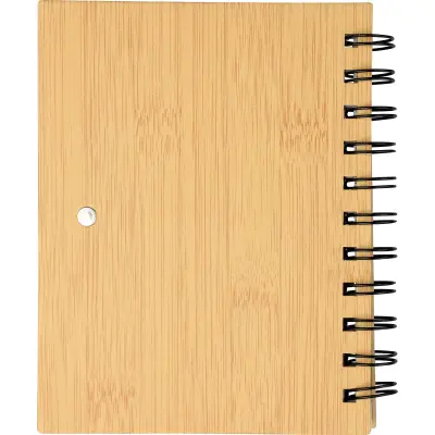 Taccuino bamboo NIALl con stampa del tuo logo - Immagine 2