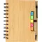 Taccuino bamboo NIALl con stampa del tuo logo - Anteprima 1