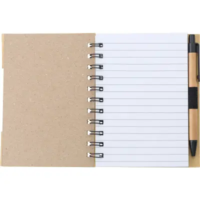 Taccuino bamboo NIALl con stampa del tuo logo - Immagine 3