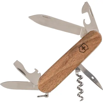 Coltellino tascabile SPARTAN WOOD 9,1 cm con stampa - Immagine 2