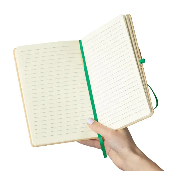 Taccuino kraft HAZE A5 con stampa del tuo logo - Immagine 28