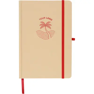 Taccuino kraft HAZE A5 con stampa del tuo logo