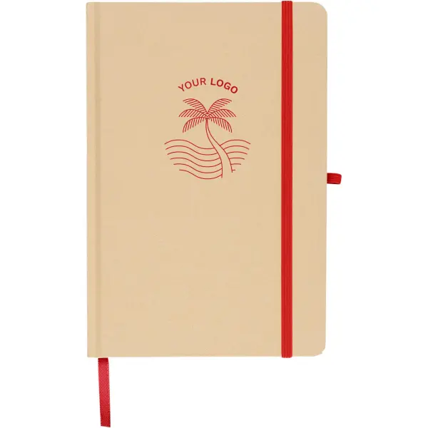Taccuino kraft HAZE A5 con stampa del tuo logo - Immagine 1