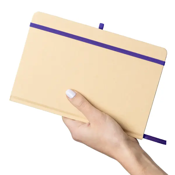 Taccuino kraft HAZE A5 con stampa del tuo logo - Immagine 4