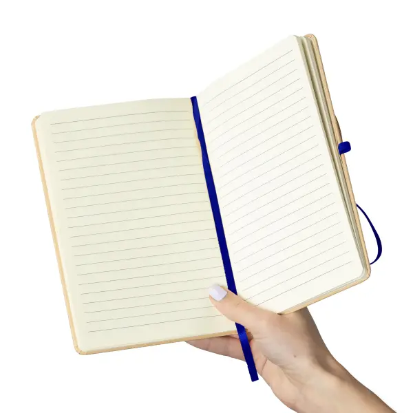 Taccuino kraft HAZE A5 con stampa del tuo logo - Immagine 5