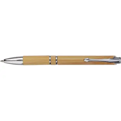 Penna a sfera in bambù DEANNA con stampa