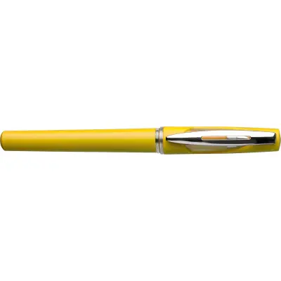 Penna roller in ABS con refill gel nero Karin - Immagine 16